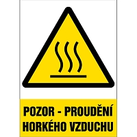 Značka Pozor - Proudění horkého vzduchu